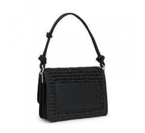 BOLSO TOUS BANDOLERA M.AUDREE RAFIA NEGRO 2002202851