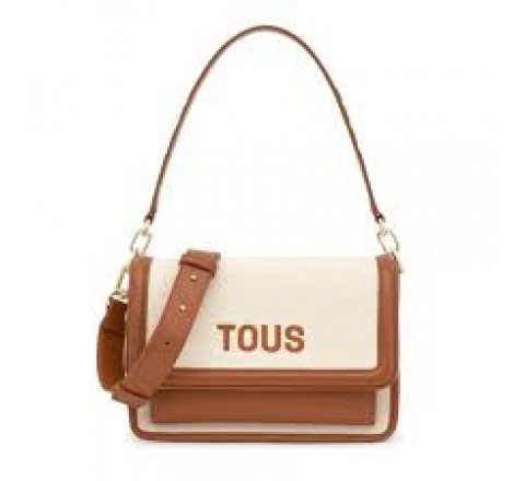 BOLSO TOUS BANDOLERA M.AUDREE CANVAS CAMEL 2002202743