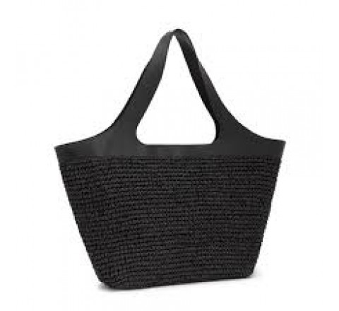 BOLSO TOUS CAPAZO L.TOUS LIRIO RAFIA NEGRO 2002205251