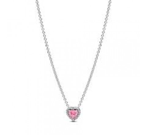 COLGANTE PANDORA CORAZON ROSA 398425C02-45