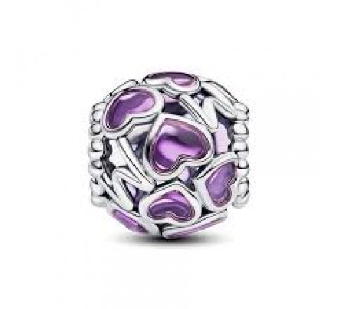 CHARM PANDORA CORAZON DE MADRE INTERIOR MORADO 793772C01