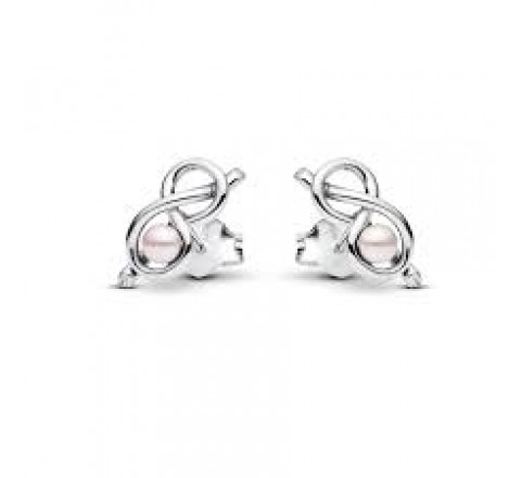 PENDIENTES DE PANDORA ININITO CON PERLA 293761C01