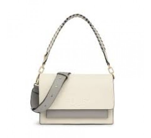 BOLSO TOUS CLUTCH AUDREE SAFIANO BEIGE-GRIS 2002286901