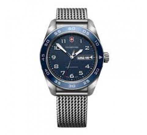 RELOJ VICTORINOX ACERO ESFERA Y BISEL AZUL V242042