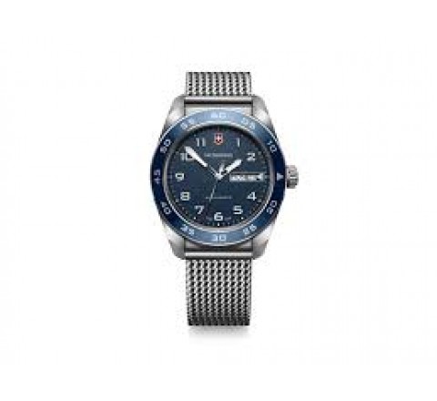 RELOJ VICTORINOX ACERO ESFERA Y BISEL AZUL V242042
