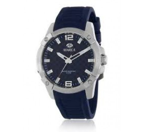 RELOJ MAREA CABALLERO ACERO CON CORREA DE CAUCHO B54272/2