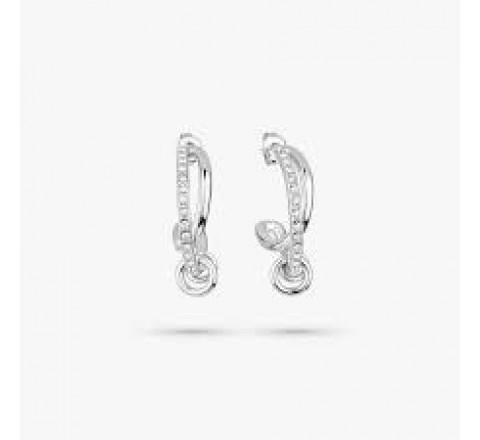 PENDIENTES RADIANT ACERO ARO CIRCONITAS CENDAYA RY000252