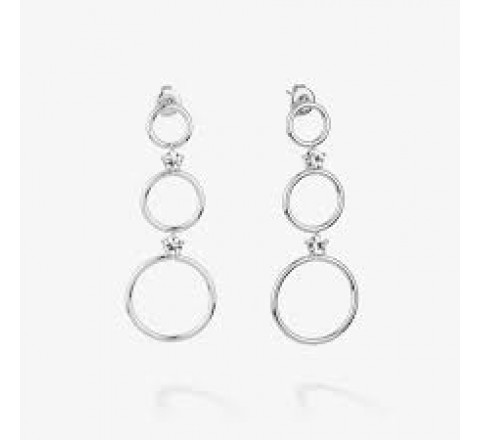 PENDIENTES RADIANTA PLATA LARGOS ZENDAYA RY000246