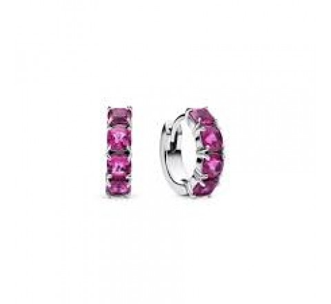 PENDIENTES PANDORA PLATA ARO ROSA 293851C02