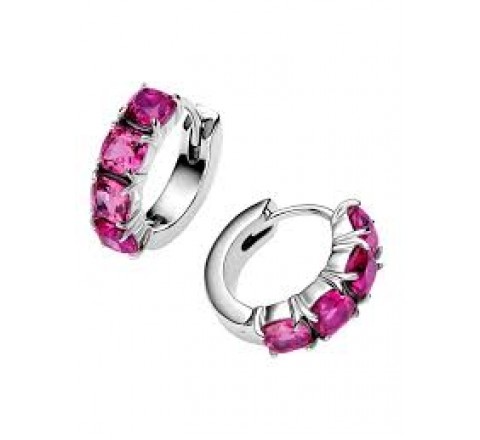 PENDIENTES PANDORA PLATA ARO ROSA 293851C02