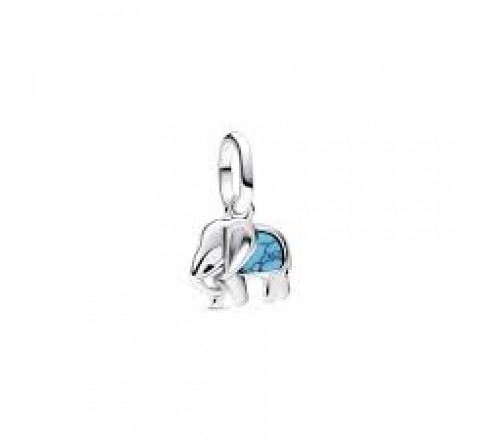 CHARM PANDORA MINI PLATA ELEFANTE AZUL TURQUESA 793858C01