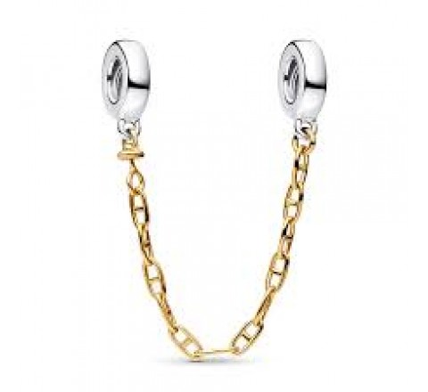 CADENA SEGURIDAD PANDORA PLATA BICOLOR 763904C00-05