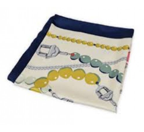 PAñUELO TOUS 120X120 MANIFESTO COLLARES AZUL MARI 2002303633