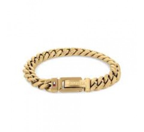 PULSERA TOMMY HILFIGER ACERO DORADO ESLABONES 2790434