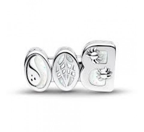 CHARM PANDORA PLATA BOO CON CIRCONITAS 794060C01