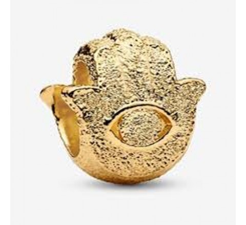 CHARM PANDORA PLATA DORADA MINI MANO FATIMA 764042C00