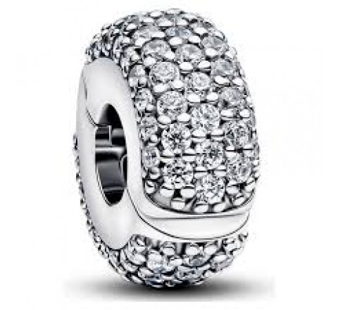 CLIP SEPARADOR MINI PANDORA PLATA CIRCONITAS 794032C01