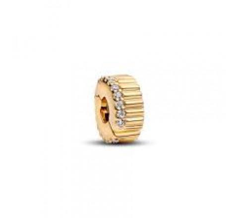 CLIP SEPARADOR MINI PANDORA PLATA DORADA 764078C01