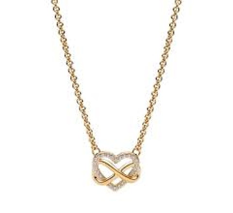 GARGANTILLA PANDORA PLATA DORADA CORAZON INFINI 362666C01-50