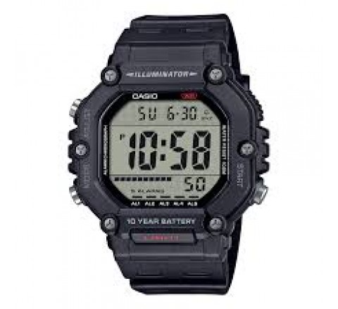 RELOJ CASIO DIGITAL CORREA NEGRA AE-1600H-1AVEF