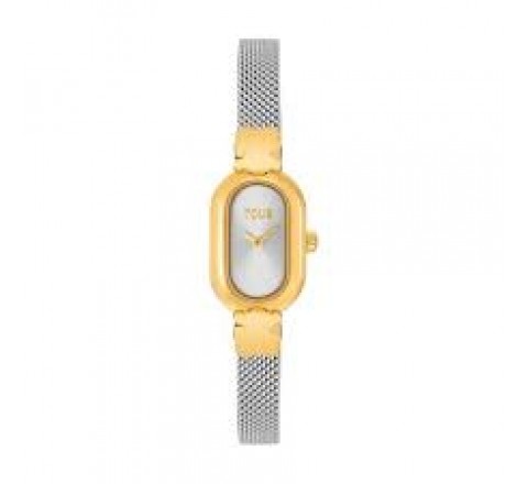 RELOJ TOUS ACERO BICOLOR DORADO ANALOGICO 3000145300
