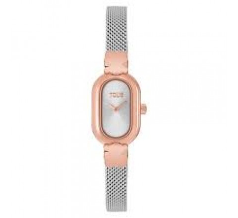 RELOJ TOUS ACERO BICOLOR ROSADO ANALOGICO 3000145400