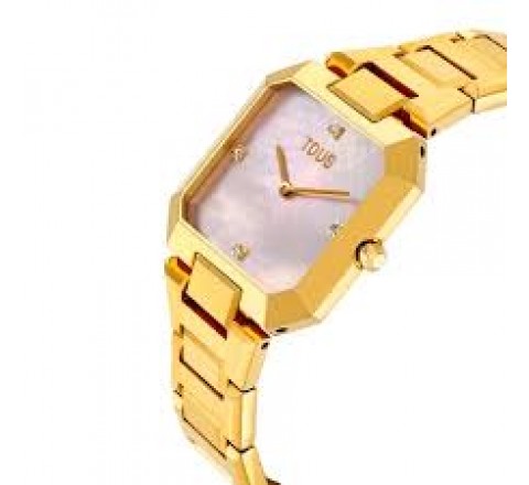 RELOJ TOUS ACERO DORADO ESFERA NACAR ROSA 3000144900