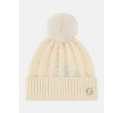 GORRO GUESS DE PUNTO BLANCO TALLA L WHI AW5385POL01