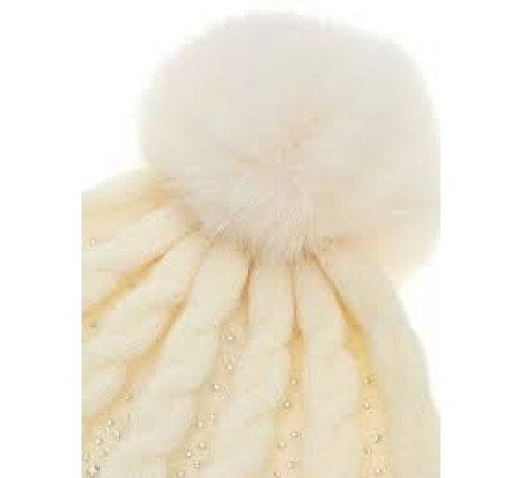 GORRO GUESS DE PUNTO BLANCO TALLA L WHI AW5385POL01