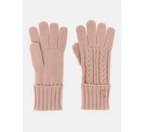 GUANTES GUESS DE PUNTO ROSA TALLA S ROS AW5382POL02