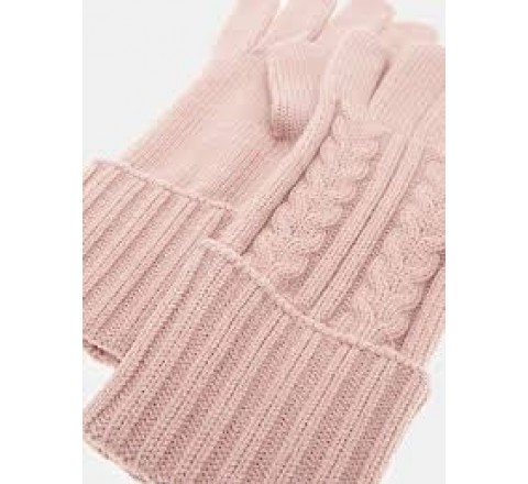 GUANTES GUESS DE PUNTO ROSA TALLA M ROSA AW5382POL02