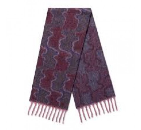 BUFANDA TOUS 220X38 BEAR WAVES GRIS OSCUR BURDEOS 2002305847