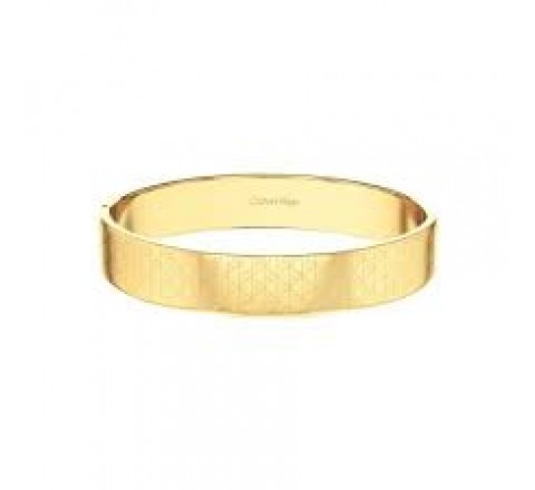 PULSERA CALVIN KLEIN RIGIDA ACERO DORADO 35000889