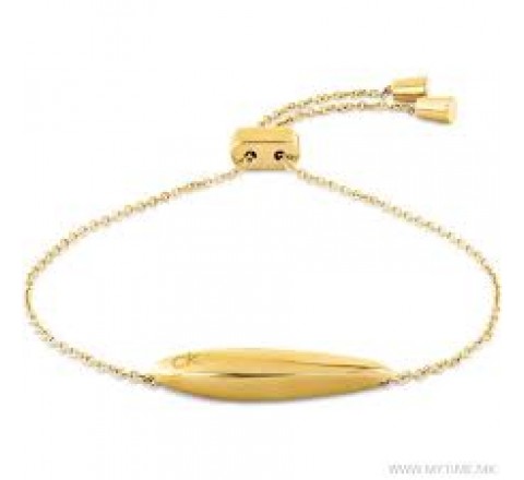 PULSERA CALVIN KLEIN ACERO DORADO 35000824