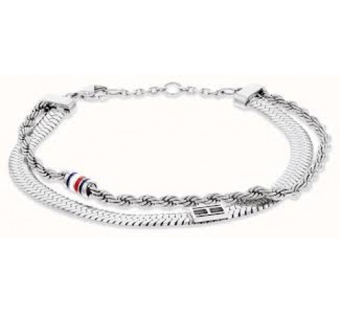 PULSERA TOMMY HILFIGER ACERO DOBLE 2780981