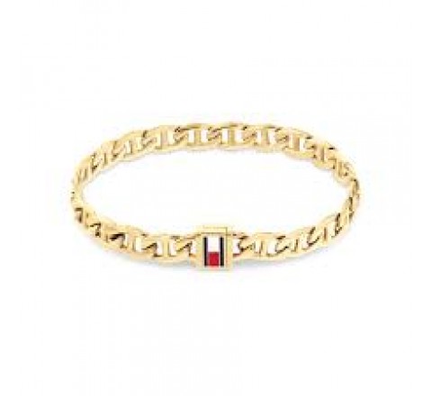 PULSERA TOMMY HILFIGER ACERO DORADO ESLABONES 2790646