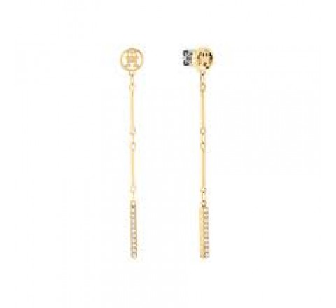 PENDIENTES TOMMY HILFIGER ACERO DORADO LARGOS 2781002