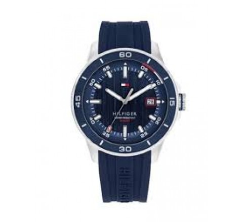 RELOJ TOMMY HILFIGER CAJA ACERO SILICONA AZUL 1792225