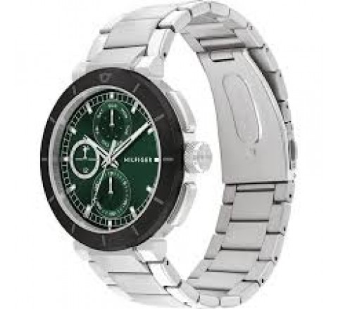 RELOJ TOMMY HILFIGER CAJA Y ARMIS ACERO ESFERA VERDE 1792117
