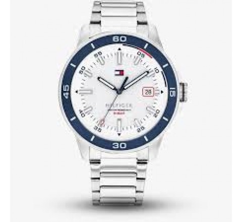 RELOJ TOMMY HILFIGER CAJA ARMIS ACERO ESFERA BLANCA 1792227
