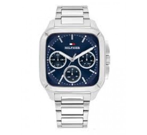 RELOJ TOMMY HILFIGER CUADRADO ACERO ESFERA AZUL 179222