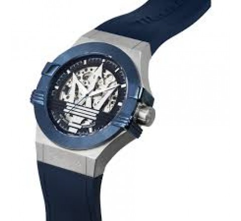 RELOJ MASERATI AUTOMATICO 42MM SILICONA AZUL R8821108050