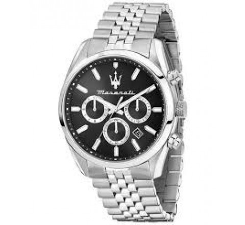 RELOJ MASERATI ACERO ESFERA NEGRA CRONO R8853151022