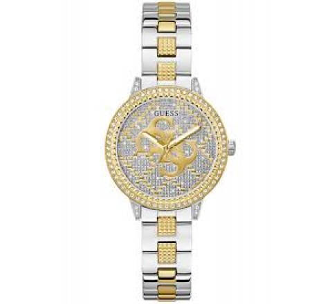 RELOJ GUESS ACERO BICOLOR DORADO CIRCONITAS GW0944L3