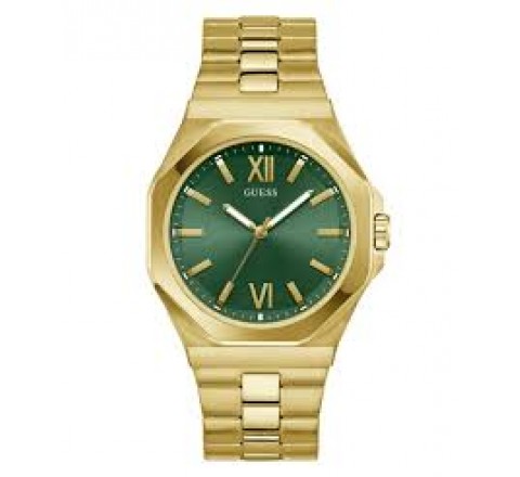 RELOJ GUESS CAJA Y ARMIS ACERO ESFERA VERDE GW0849G2