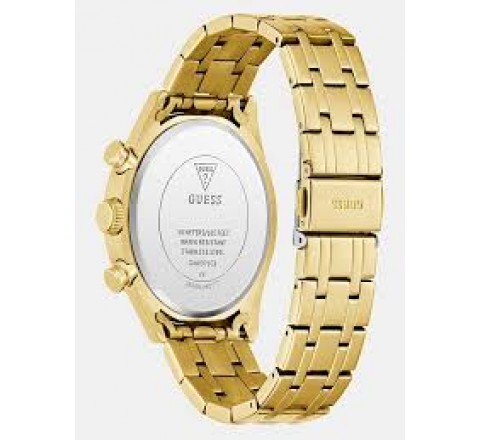 RELOJ GUESS CAJA Y ARMIS ACERO DORADO CRONO GW0971G2