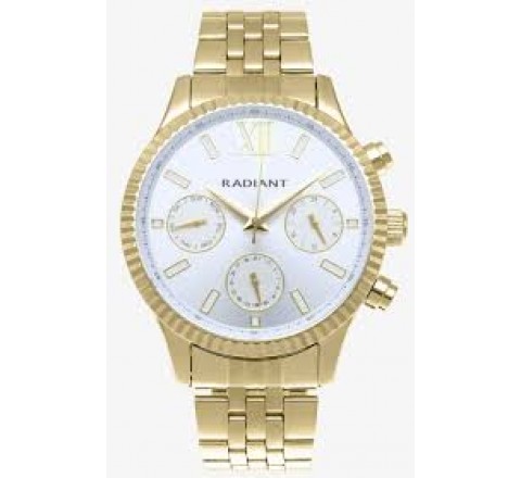 RELOJ RADIANT CAJA Y ARMIS DORADO REDONDO RA629703