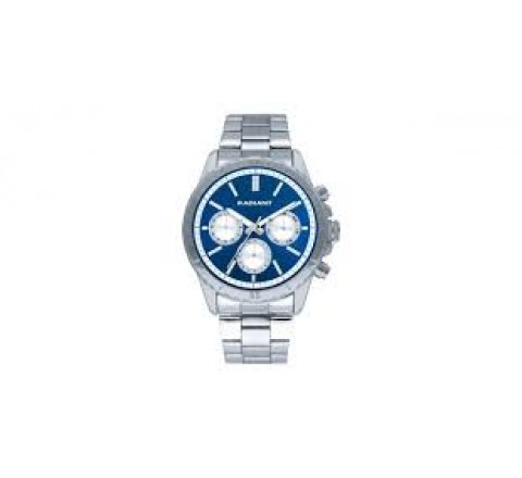 RELOJ RADIANT ARMIS ACERO CAJA REDONDA ESFERA AZUL RA640701