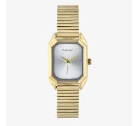 RELOJ RADIANT CAJA Y ARMIS DORADO CUADRADO RA669202