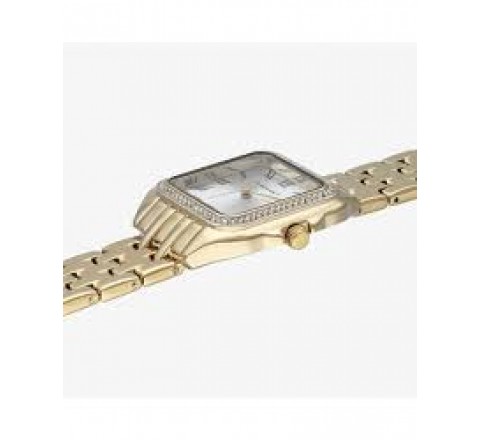 RELOJ RADIANT CAJA Y ARMIS DORADO CUADRADO RA643205